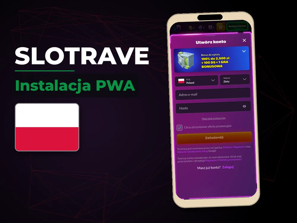 slotrave - Instalacja PWA